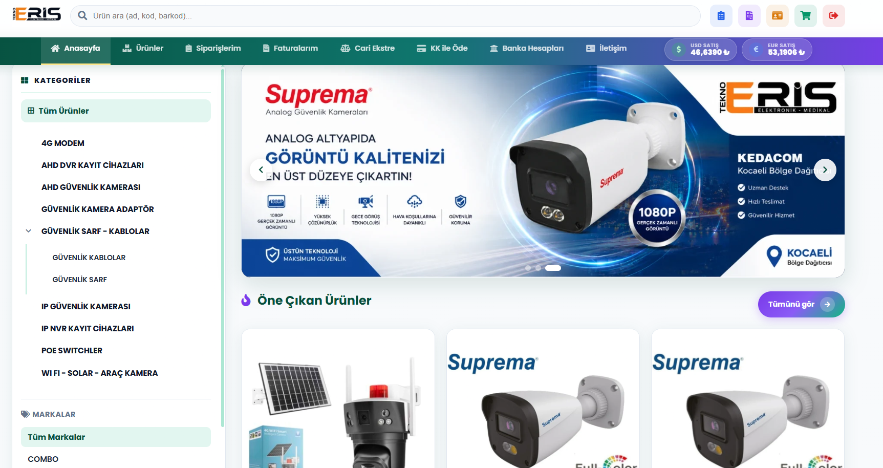 Fidhe ERP B2B Bayi Portalı